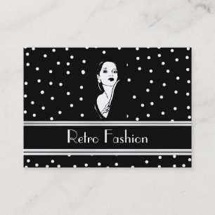 Visitenkarte Retro Fashion Vintag 2