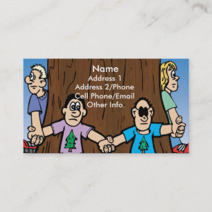 Visitenkarte: Retten Sie unsere Bäume Visitenkarte