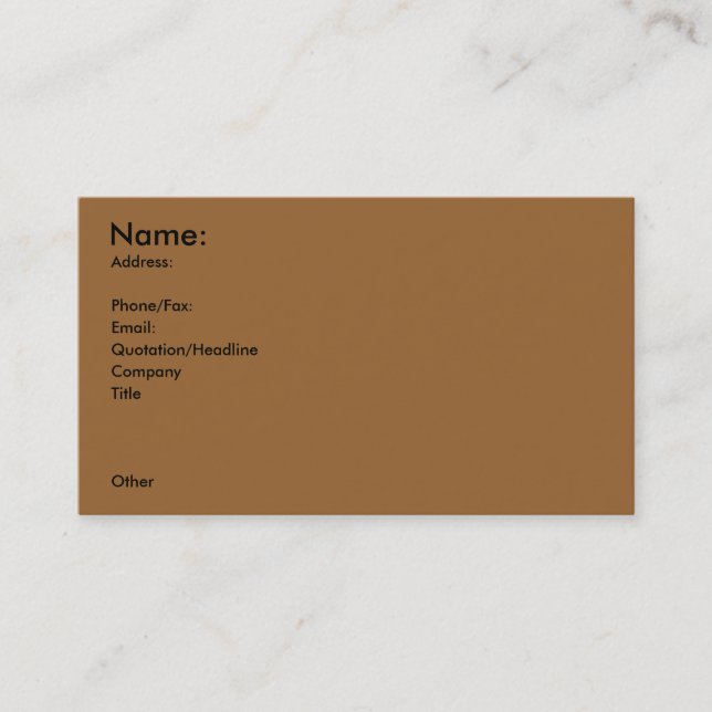 Visitenkarte Sportartikel (Bogenschießen auf der R (Vorderseite)