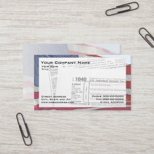 Visitenkarte Steuerberater Bundessteuerformular