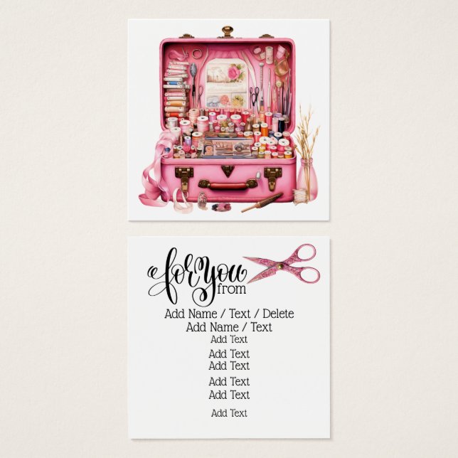 Visitenkarte/Tag (Vorne & Hinten)