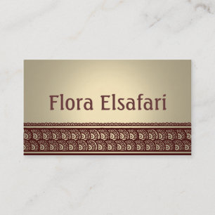 Visitenkarte TANs Mehindi