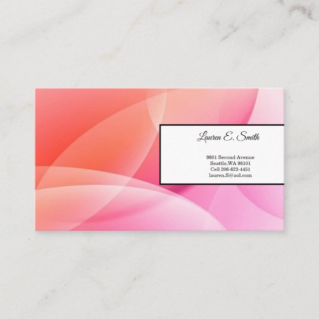 Visitenkarte Telefonnummerkarte (Vorderseite)