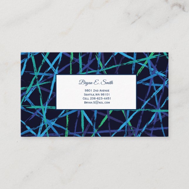 Visitenkarte Telefonnummerkarte (Vorderseite)