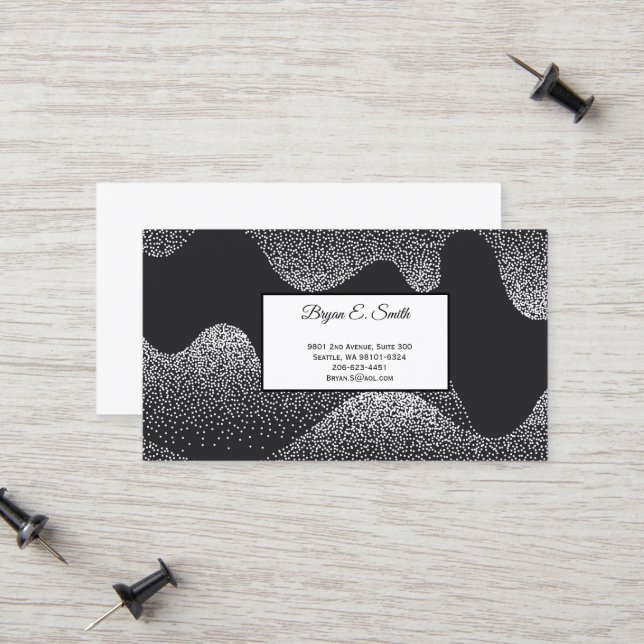 Visitenkarte Telefonnummerkarte (Vorderseite/Rückseite Beispiel)