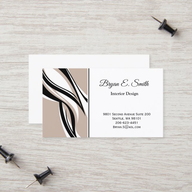 Visitenkarte Telefonnummerkarte (Vorderseite/Rückseite Beispiel)