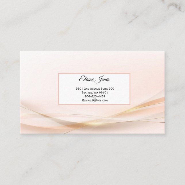 Visitenkarte Telefonnummerkarte (Vorderseite)