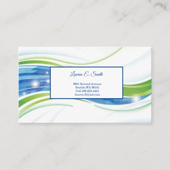 Visitenkarte Telefonnummerkarte (Vorderseite)