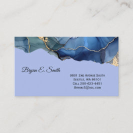 Visitenkarte Tinte Swirt