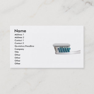 Visitenkarte "Tooth Brush"