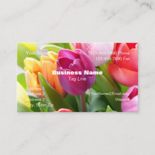 Visitenkarte Tulpen oder Foto HAMbyWG