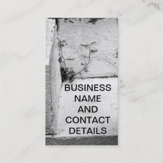 Visitenkarte "Unkraut auf Beton-Stufen"