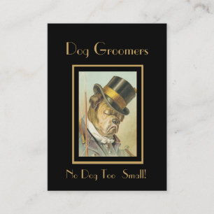 Visitenkarte Vintag Hunde Groomere 2