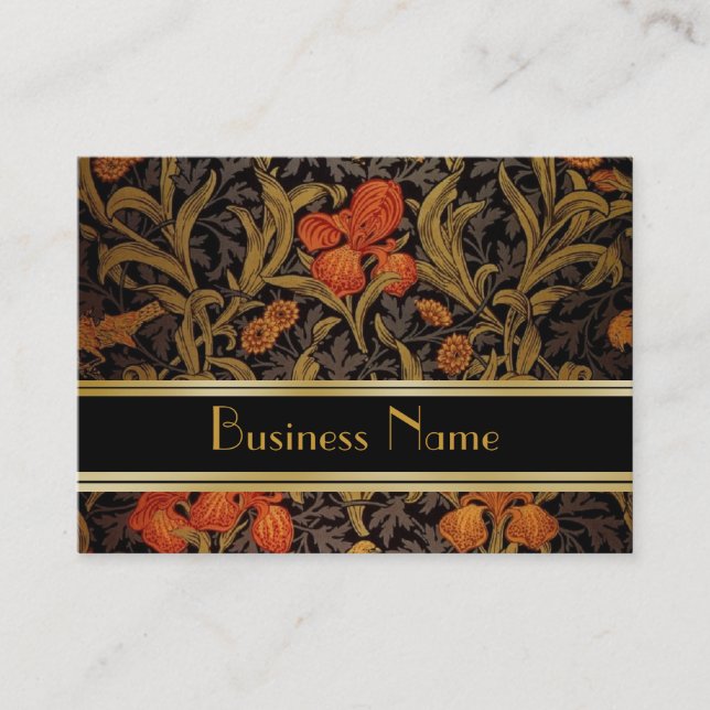 Visitenkarte Vintag Print William Morris 2 (Vorderseite)