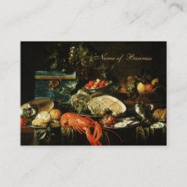 Visitenkarte Vintage Kunst Stillleben Malerei