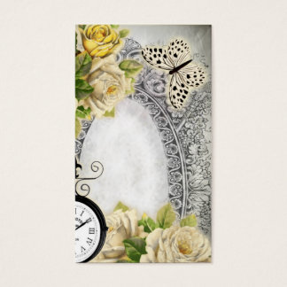 Visitenkarte vintage viktorianischer Stil 2017