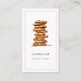 Visitenkarte "Watercolor cookie"