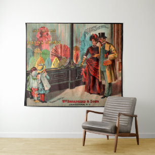 Visitenkarte William Broadhead & Sons Kleidung Wandteppich