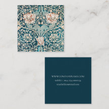 Visitenkarte: WILLIAM MORRIS BOTANICAL PATTERN