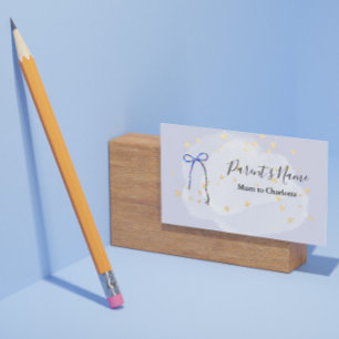 Visitenkarte zum Lesen von Bären und Sternen