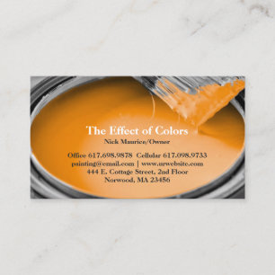 Visitenkarte zum Malen