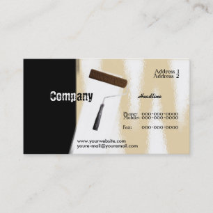 Visitenkarte zum Malen