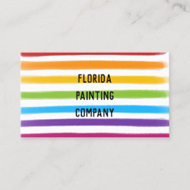 Visitenkarte zum Malen von Malern