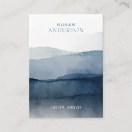 Visitenkarte zur Anzeige von Aquarellbildern