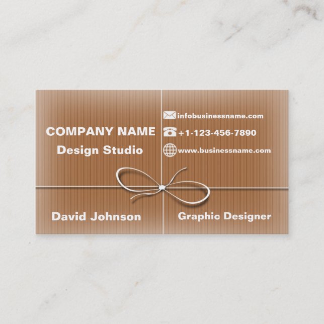 VisitenkarteGepäckpostart Visitenkarte (Vorderseite)