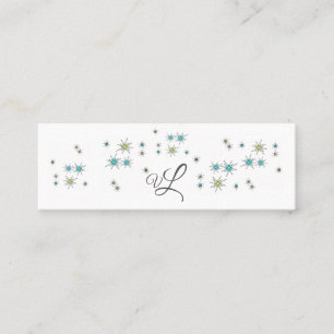 Visitenkartekontaktkarte Mini Visitenkarte