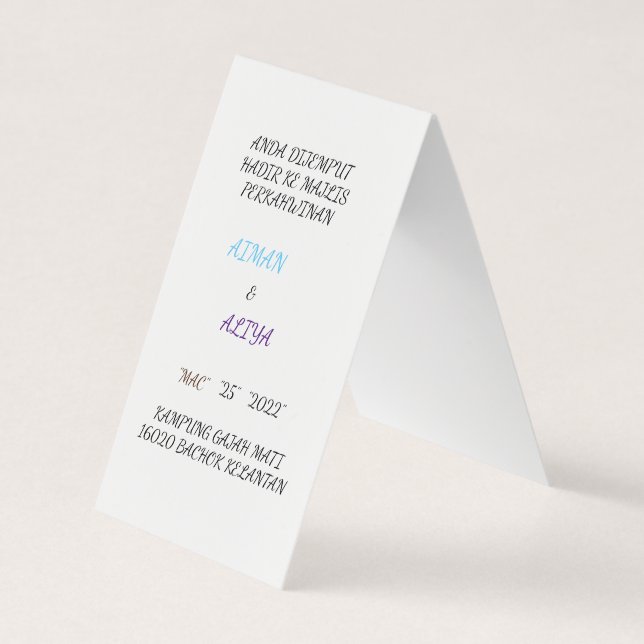 Visitenkarten (Vorderseite)