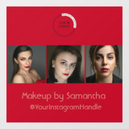 Visitenkarten-Aufkleber fürs Schaufenster Fensteraufkleber