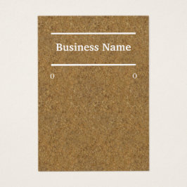 Visitenkarten aus Kraftkork