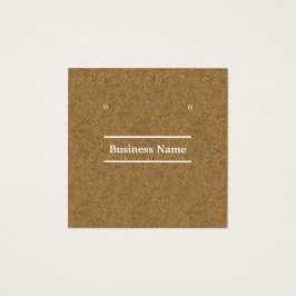 Visitenkarten aus Kraftkork