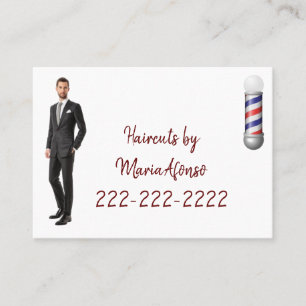 Visitenkarten, Barbershop Visitenkarten Visitenkarte