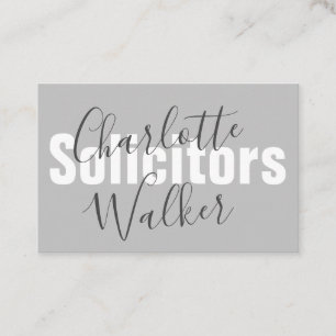 Visitenkarten - Berufliches Grau anpassen Visitenkarte