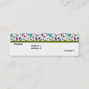 Visitenkarten der Juwel-1 Mini Visitenkarte