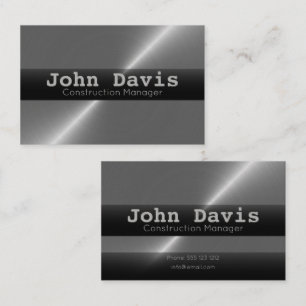 Visitenkarten des Bauleiters Visitenkarte