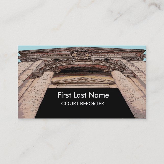 Visitenkarten des Gebäude Visitenkarte (Vorderseite)