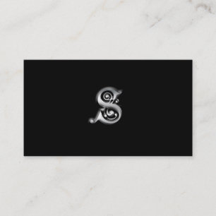 Visitenkarten des Monogramms S Visitenkarte