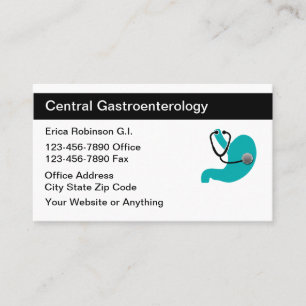 Visitenkarten-Design für Gastroenterologen Visitenkarte