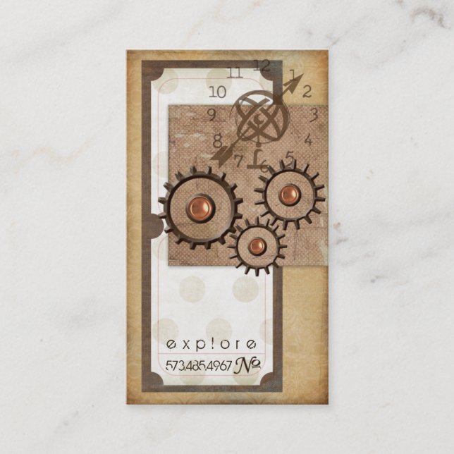 Visitenkarten entdecken visitenkarte (Vorderseite)