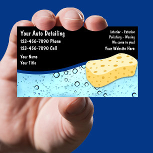 Visitenkarten für Auto-Detailing Visitenkarte