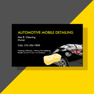 Visitenkarten für Autodetailing-Unternehmen Visitenkarte