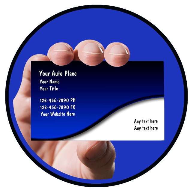 Visitenkarten für Automobile Visitenkarte (Von Creator hochgeladen)