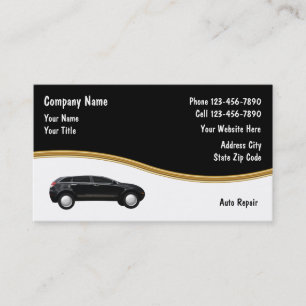 Visitenkarten für Autoreparaturbetriebe Visitenkarte