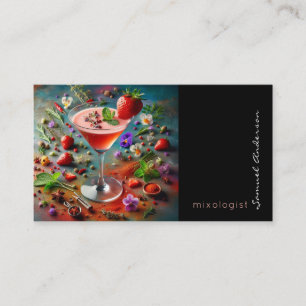 Visitenkarten für Barkeeper Mixologen Visitenkarte