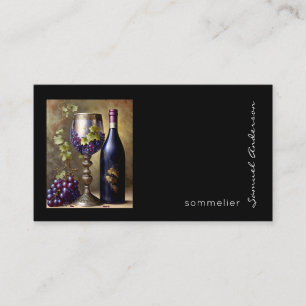 Visitenkarten für Barkeeper Sommelier Visitenkarte
