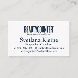 Visitenkarten für Beautycounter Visitenkarte