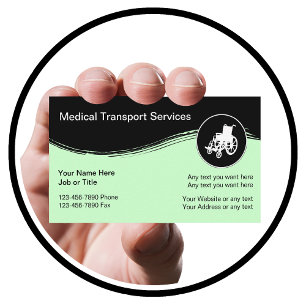 Visitenkarten für den medizinischen Transport Visitenkarte